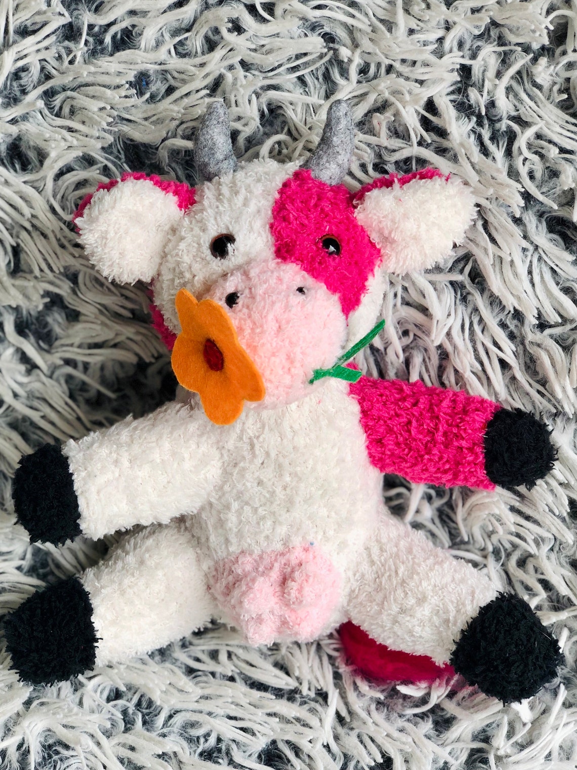 Vaca Doudou vaca de peluche peluche de vaca vaca softie Etsy España