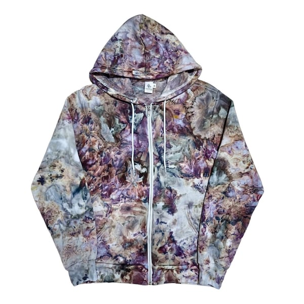 Hand Dyed Hoodie or Zip-Up Hoodie,  Tie Dye Hoodie or Zip-up - Liquid Marble