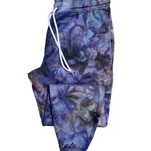 Hand Dyed Joggers, Tie Dye Joggers - Liquid Galaxy