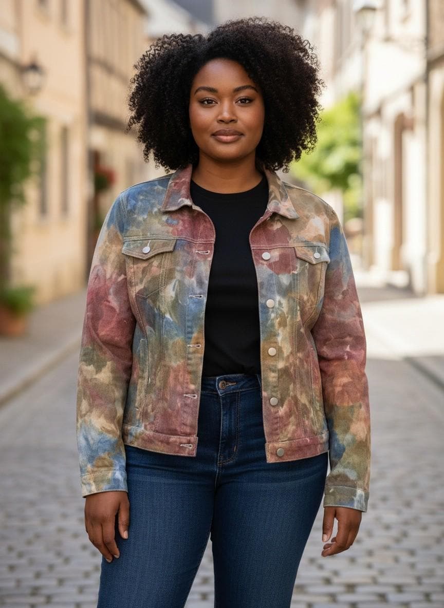 Sunset Denim Jacket - Etsy