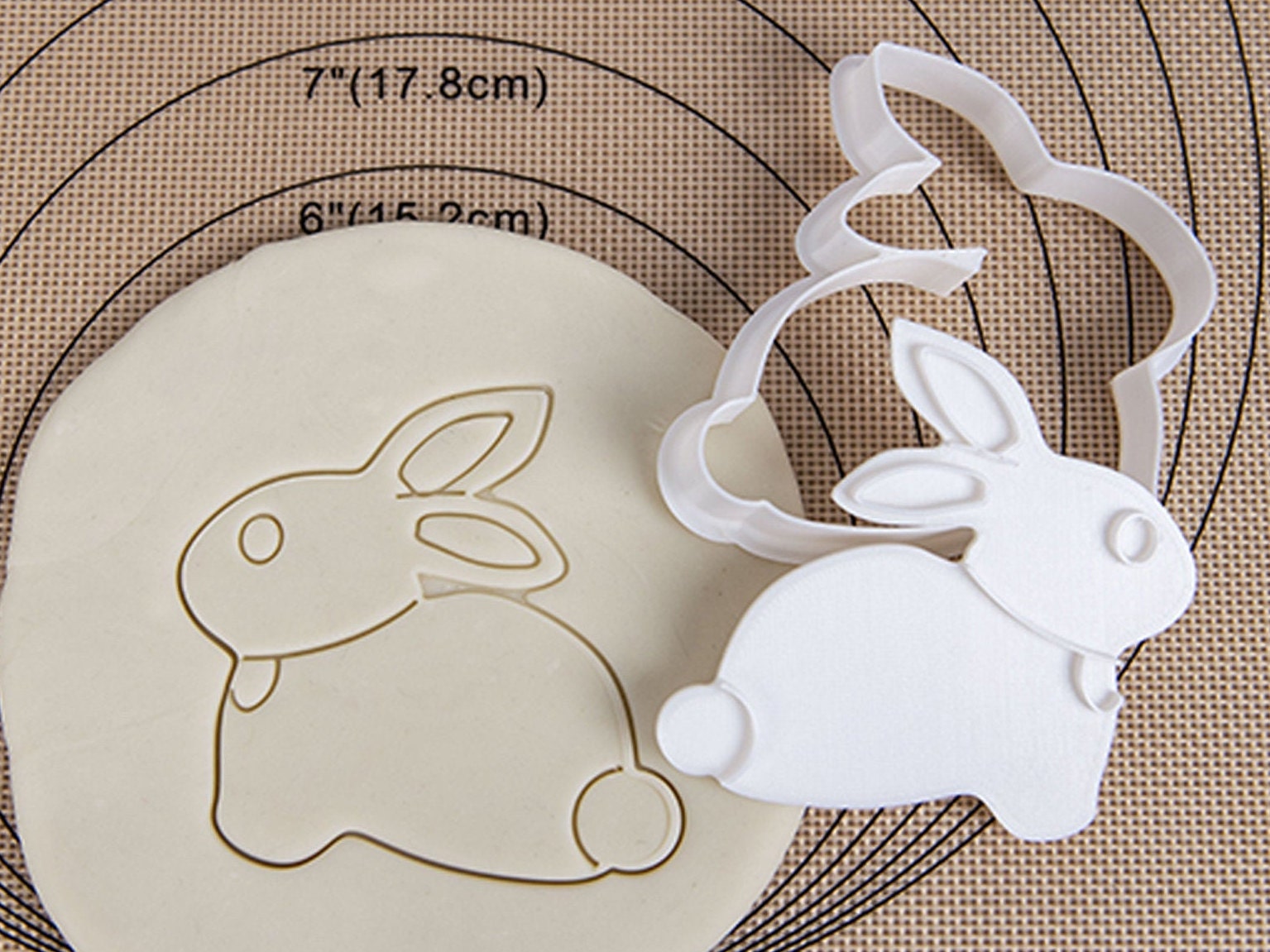 Bunny Shape Cookie Cutter Easter Fondant Clay Cutters DIY Etsy