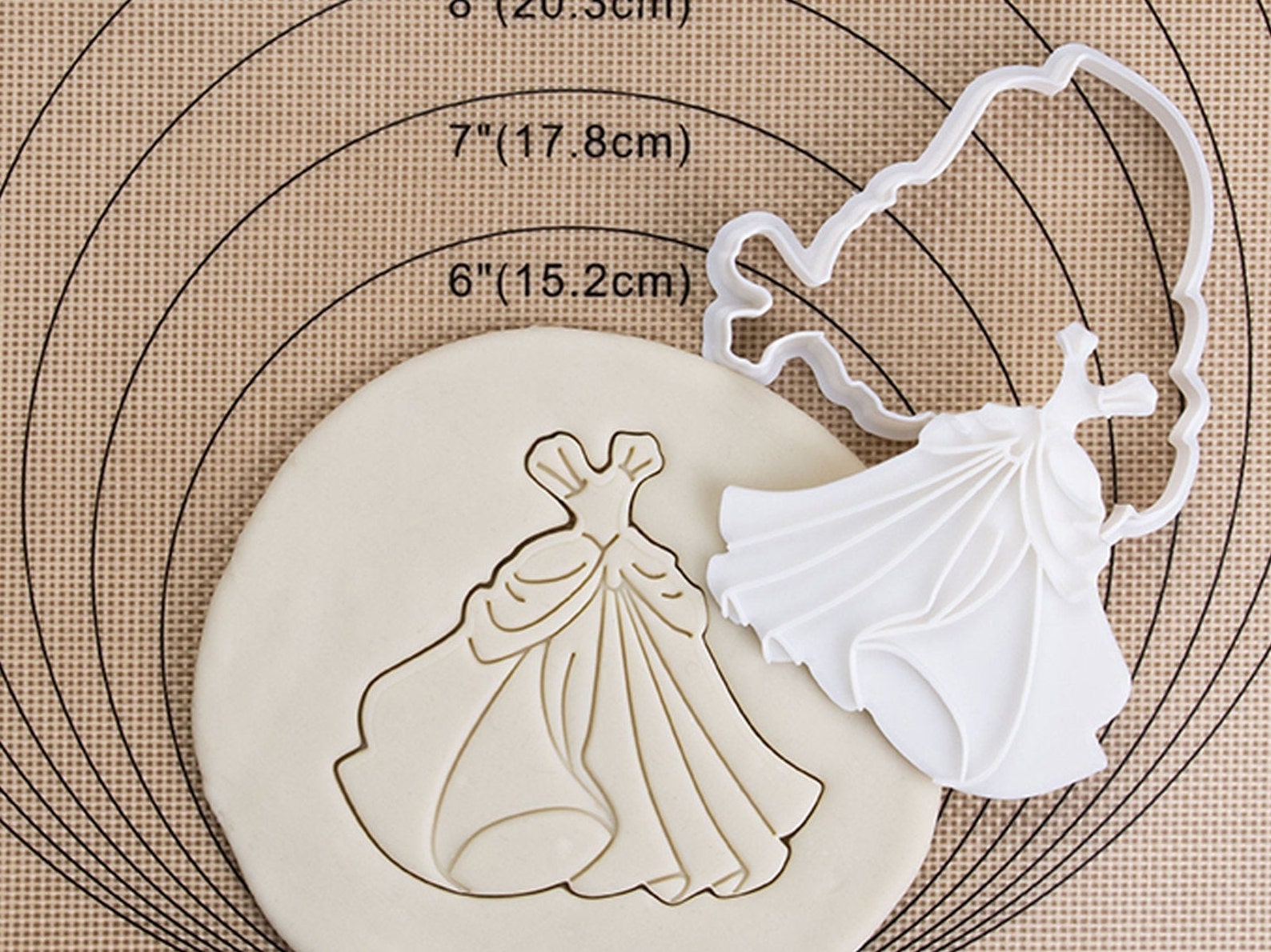 Princess Dress Cookie Cutter Princess Fondant Clay Cutters DIY Etsy