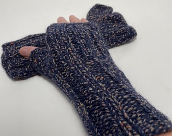Hand knit arm warmers