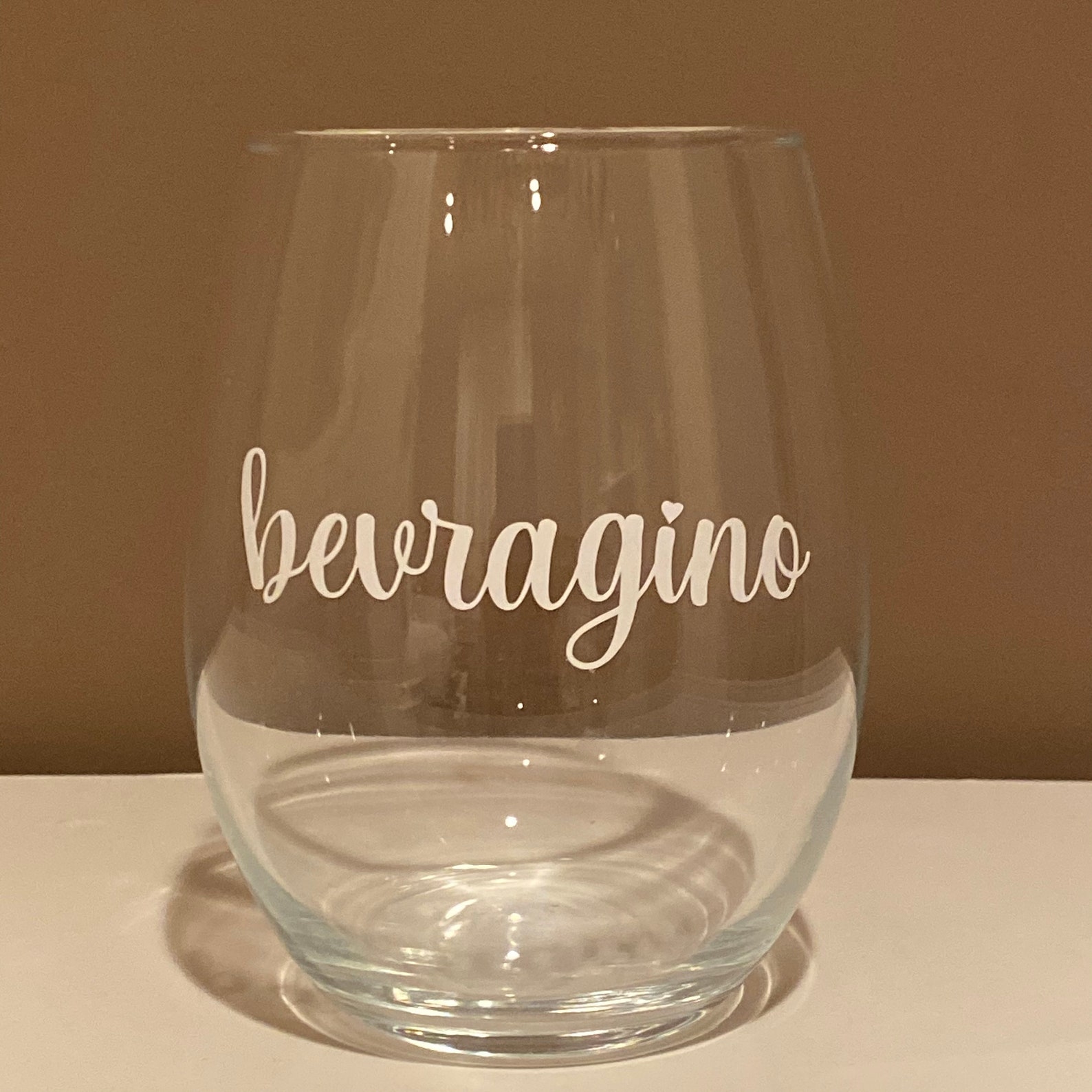 Tik Tok Bevragino Wine Glass Tik Tok Gift Etsy