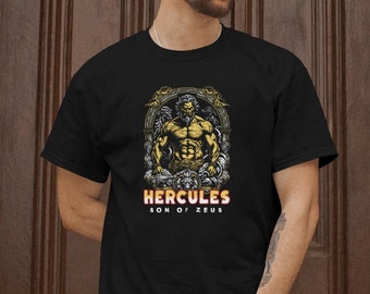 Camiseta - Algodón Negro - Poliéster Blanco - Hércules