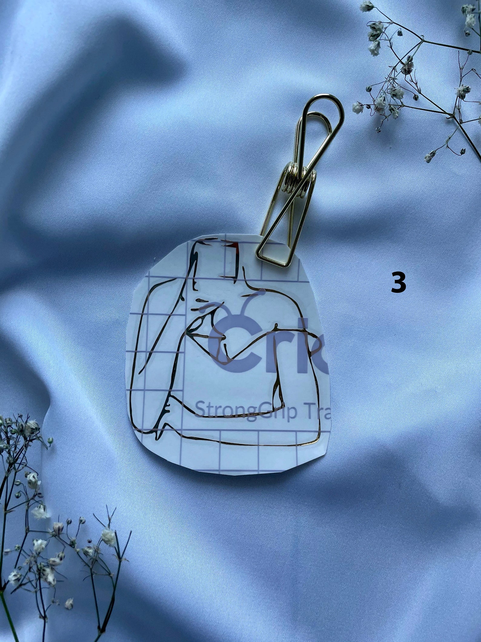 Vinyl Sticker Line Art Resin Stickers Etsy UK