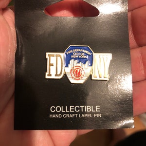 Fire department City of New York pin