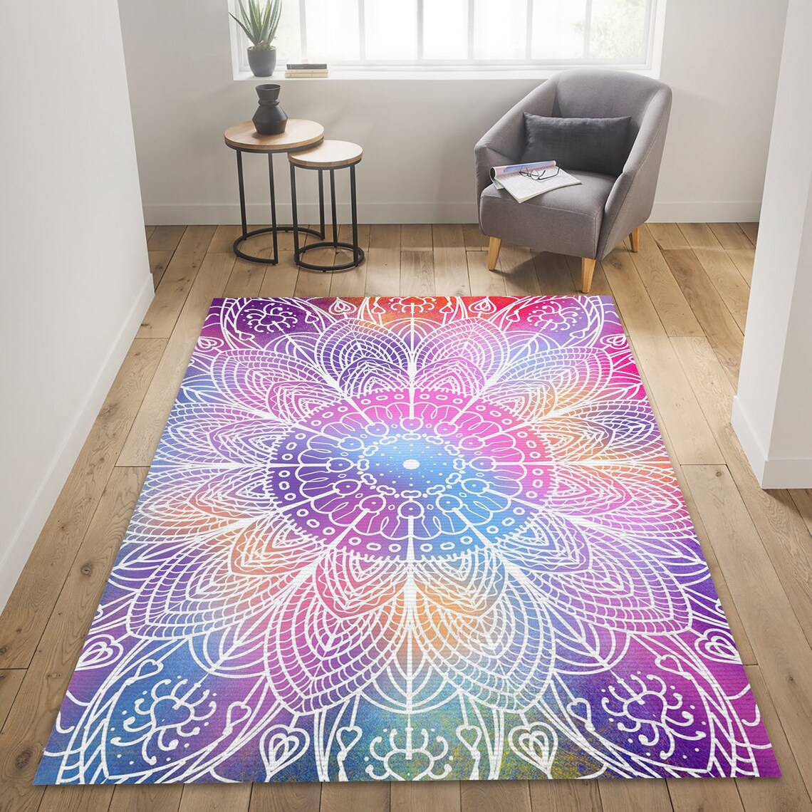 Boho kosmischen Mandala Boho Teppich Boho Teppich Mandala ...