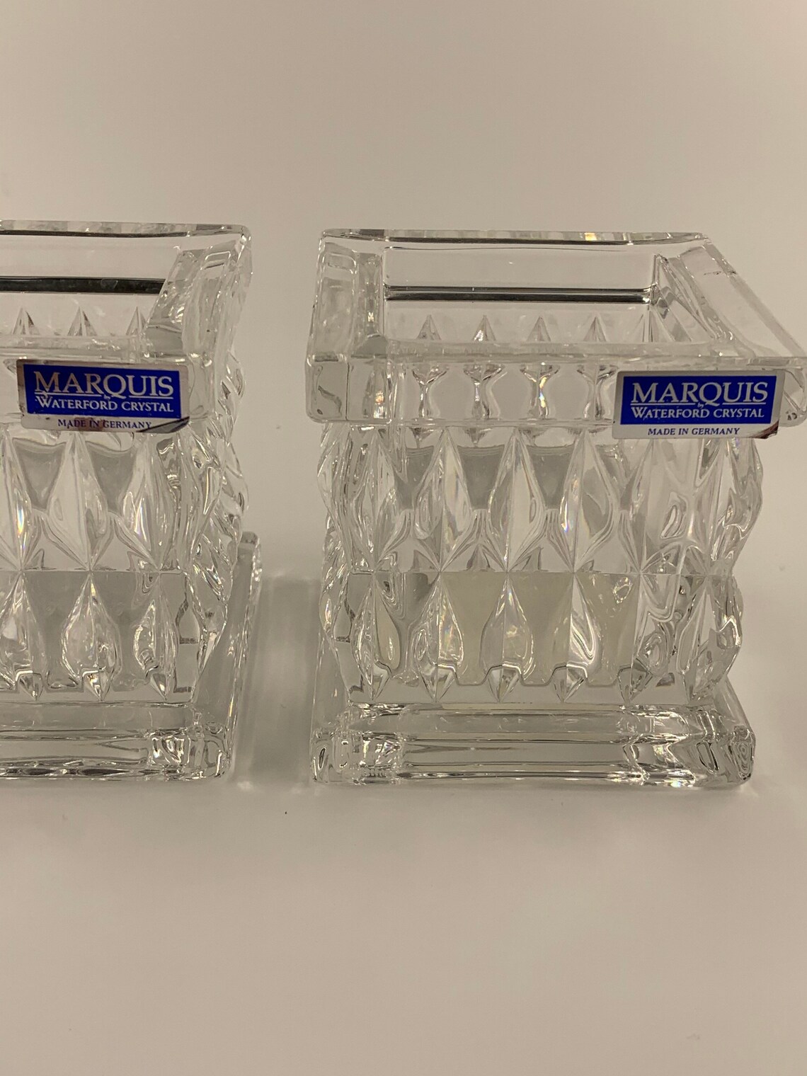 Vintage Waterford Marquis Lead Crystal Votive Candle Holders Etsy