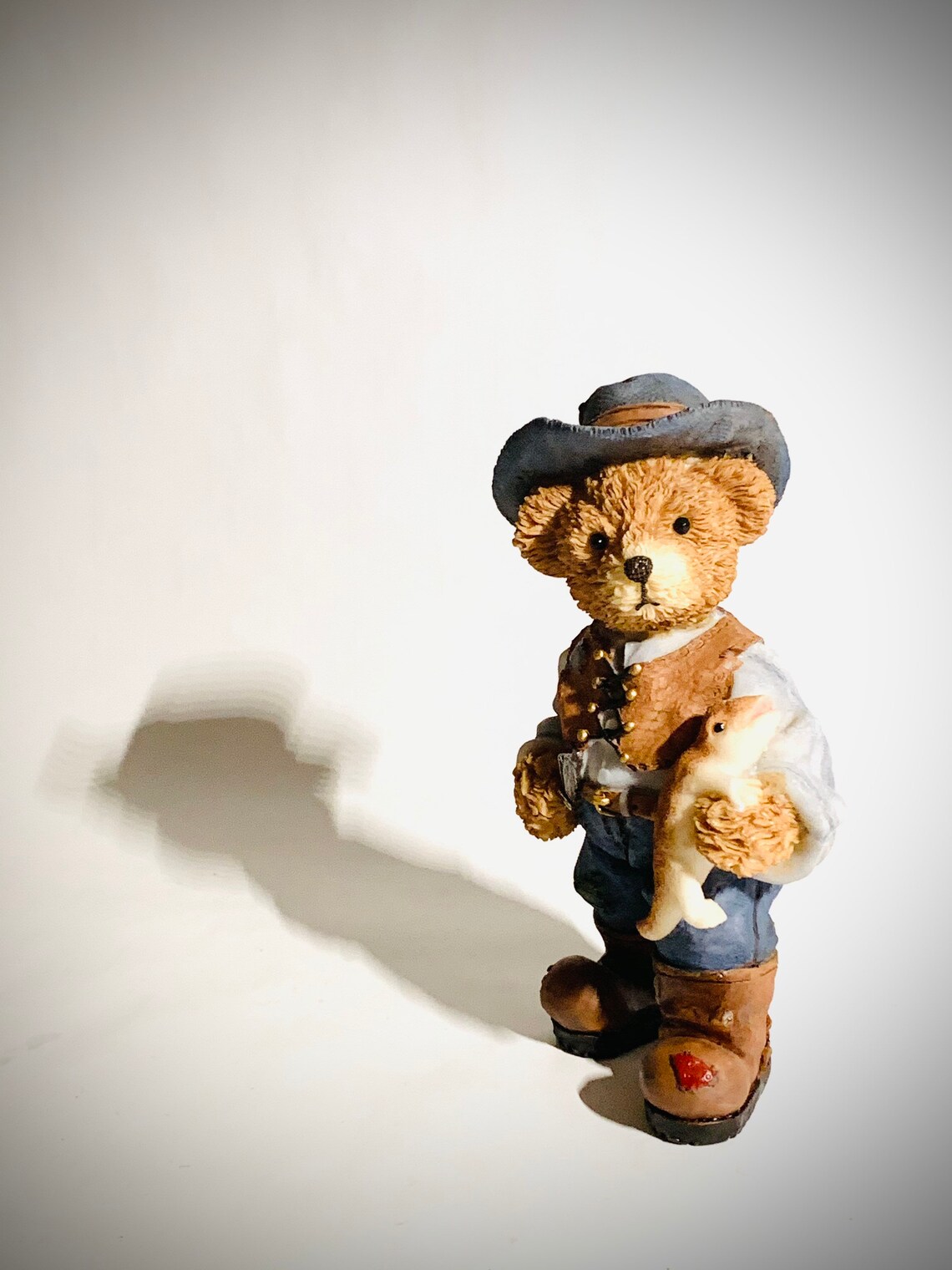 Vintage Resin Bear Figurine in Excellent Condition Etsy