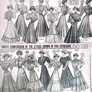 Vintage Sears Catalog Pages, Sears Roebuck 10 Random Pages, Vintage Antique Black and White Ephemera Pack Vintage Sears Catalog image 1