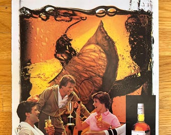 1983 Jim Beam Kentucky Straight Bourbon Ad | Vintage Print Magazine Ad | Alcohol Advertisement