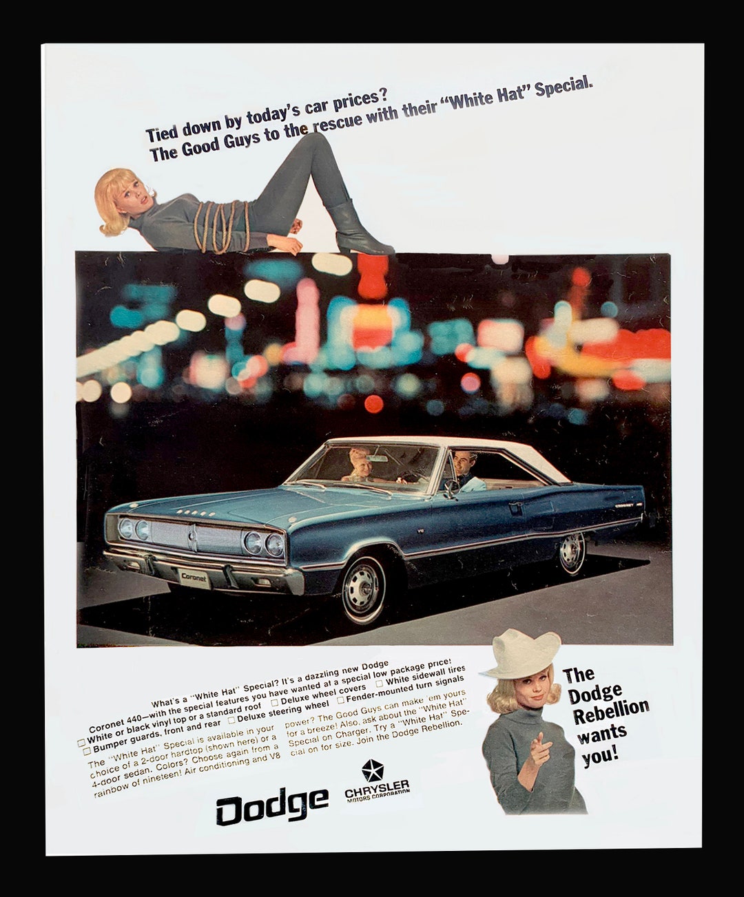 67 Dodge Coronet 440 Vintage Magazine Advertisement Print Ephemera - Etsy