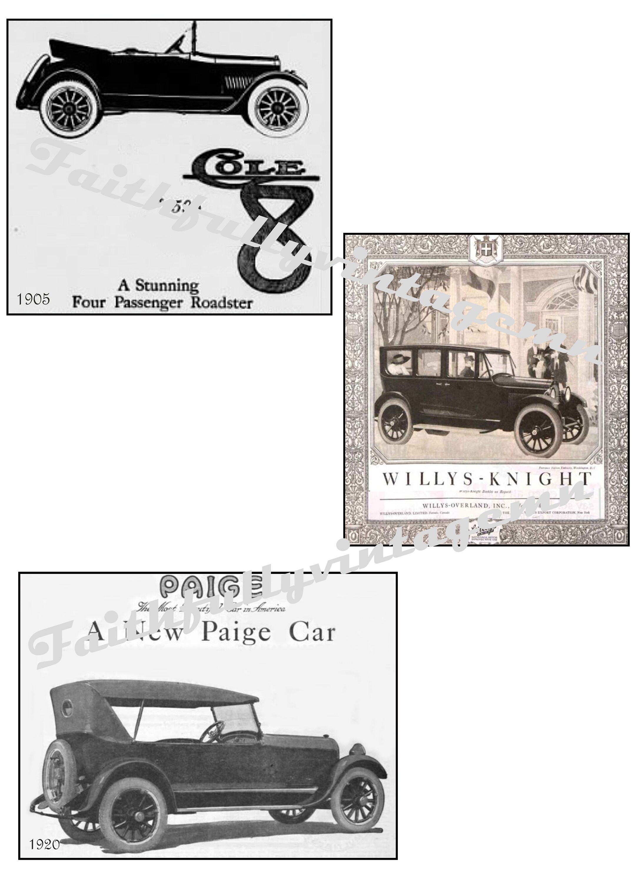 Vintage Car Ads, Digital Products, Antique Car Magazine Ads, Vintage