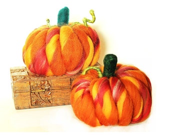 Felted Pumpkin