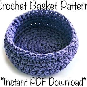Crochet Basket *PATTERN* Pdf Download