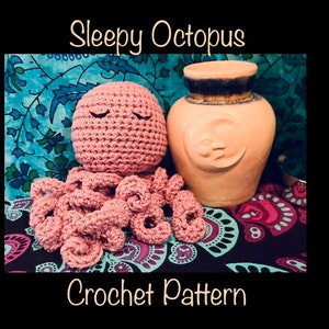 Sleepy Octopus Crochet *PATTERN* Instant PDF Download