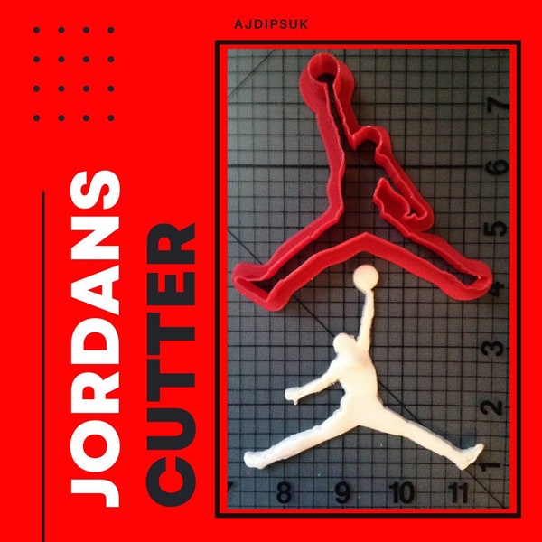 Air Jordan Nike Shoe Logo Brand Cake Cutter Cookie Baking Stamp Cupcake Fondant