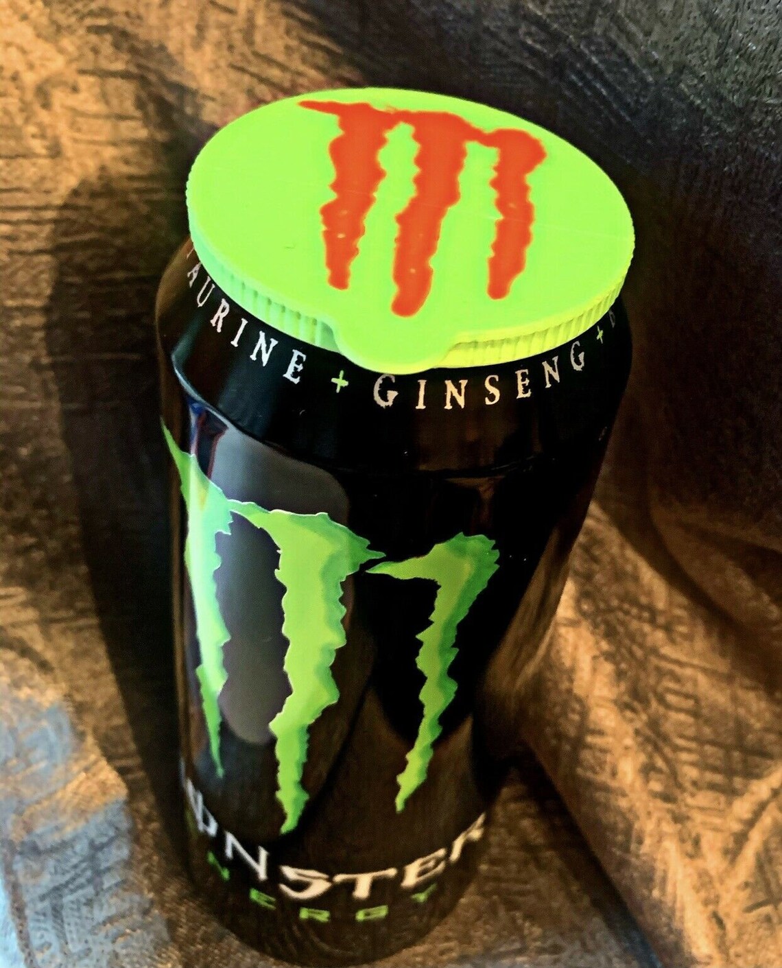 Monster Energy Drink Can Saver Cap Cool Birthday Gift Any Etsy UK