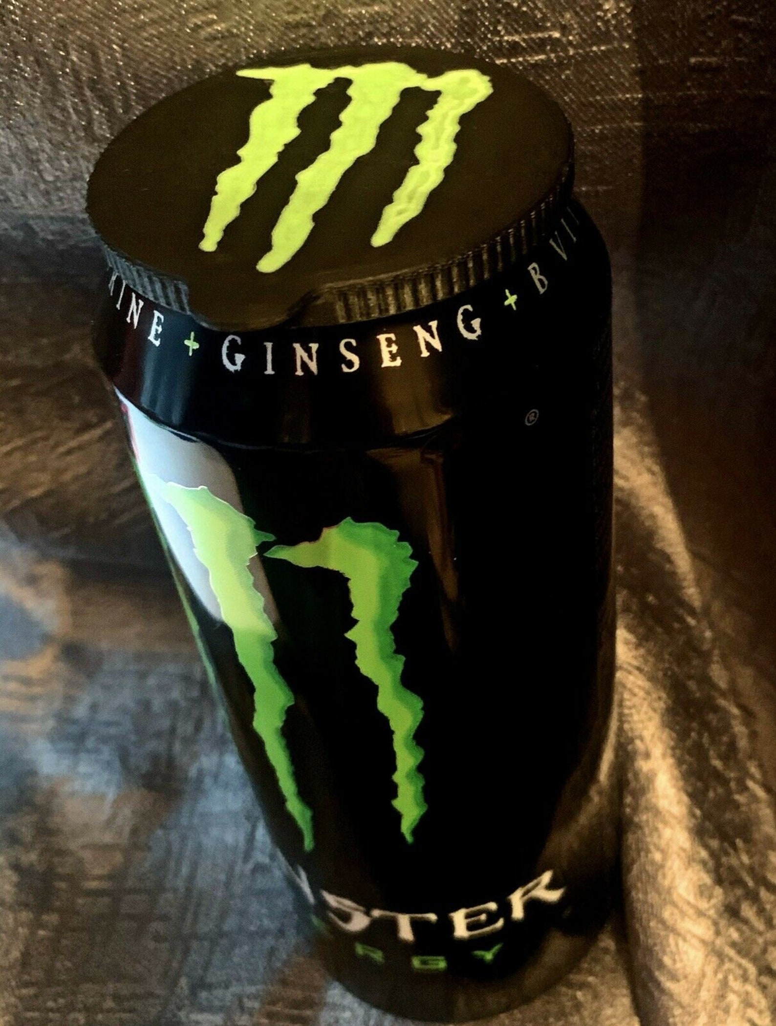 Monster Energy Drink Can Saver Cap Cool Birthday Gift Any Etsy UK