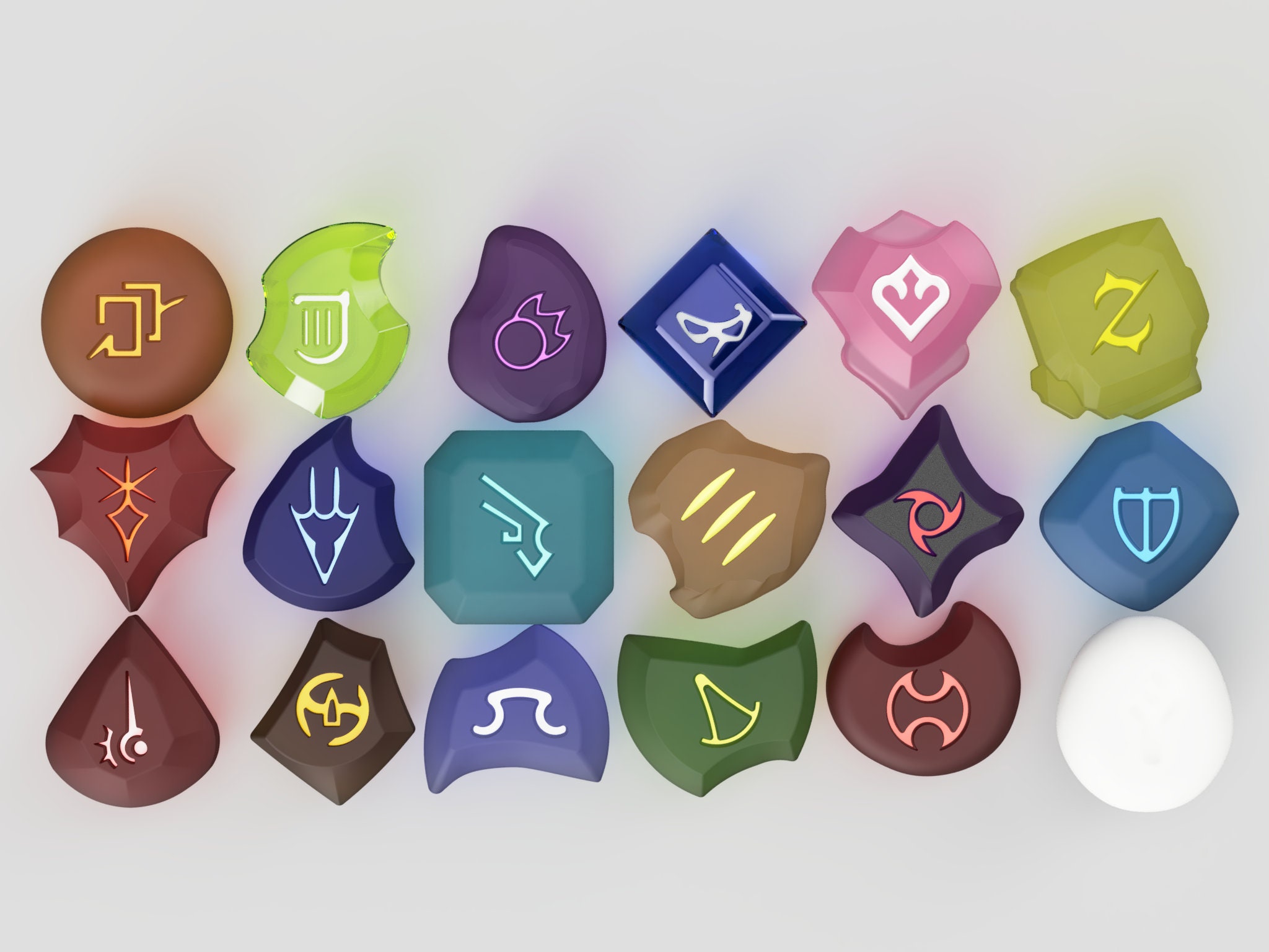 Soul Crystals Job Stones Ffxiv Digital Download 3d Print Etsy