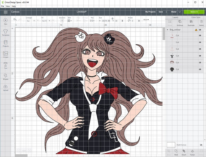 Download Danganronpa SVG Junko Enoshima anime manga vector file ...