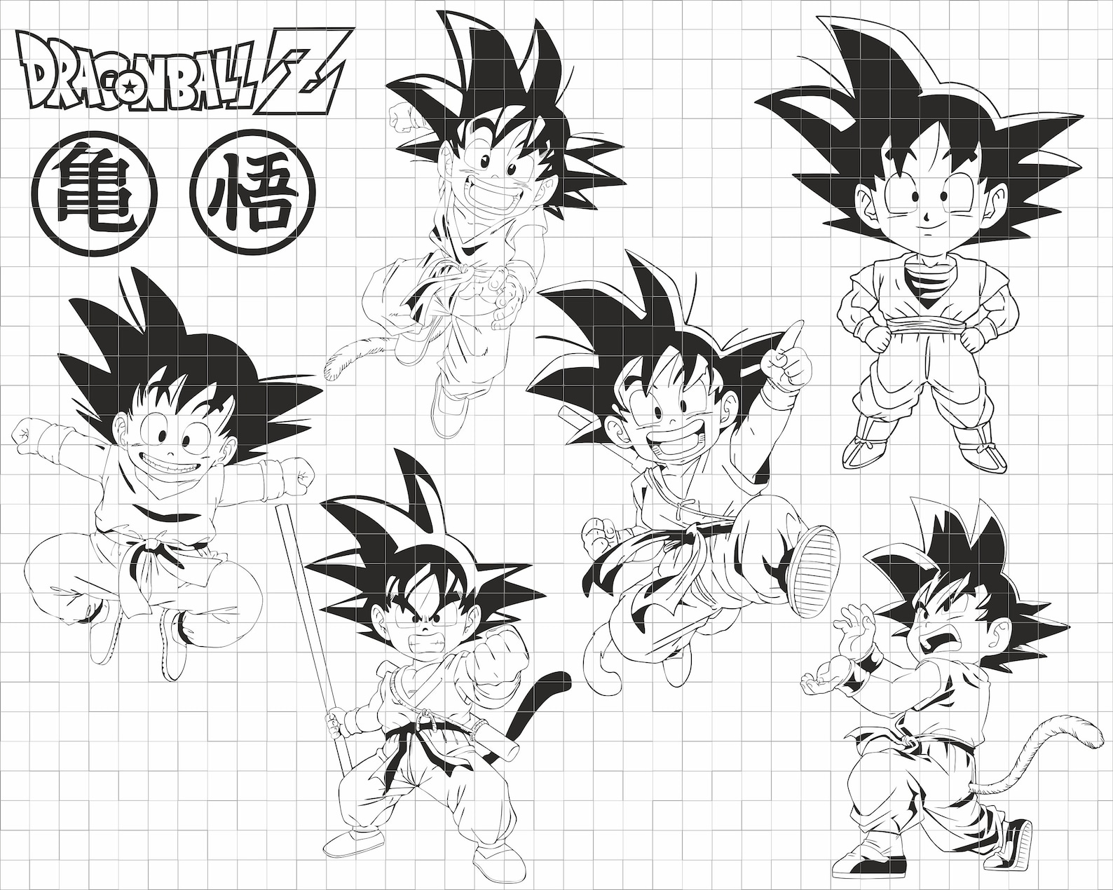 Free Free Goku Layered Svg 947 SVG PNG EPS DXF File