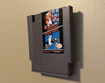 NES game cartridge wall mount