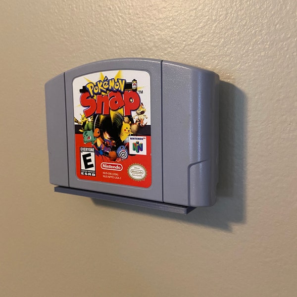 N64 game cartridge wall mount