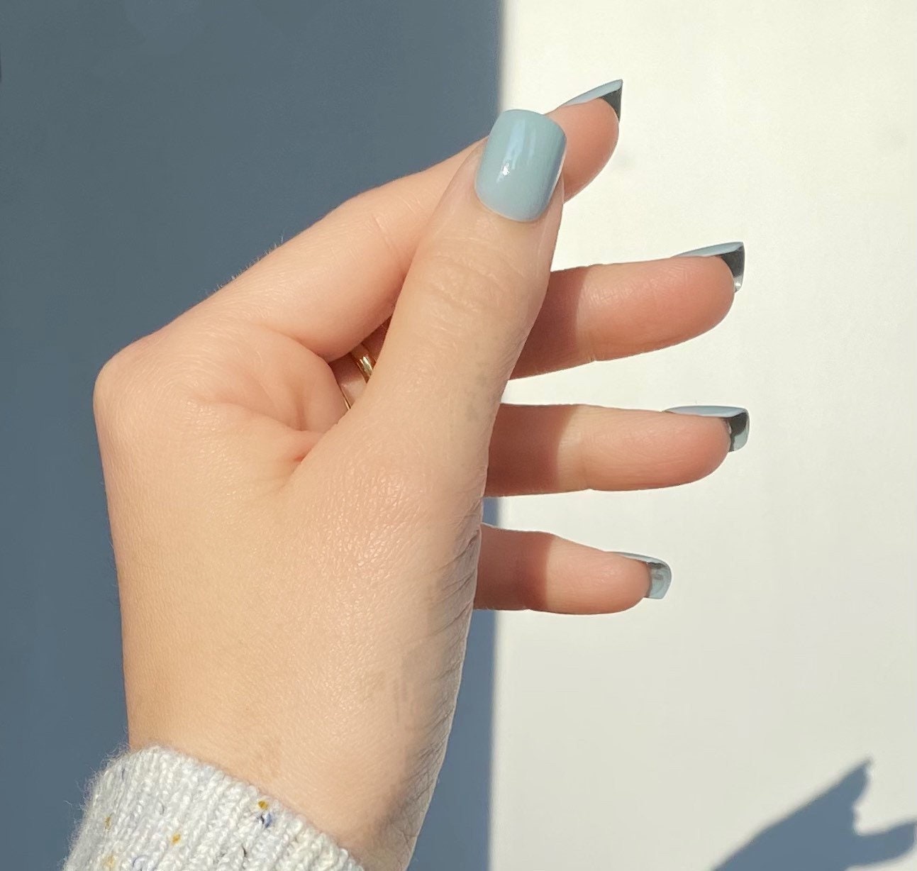 Light Green, Short, Square Press On Nails | Sage Nails | False Nails …