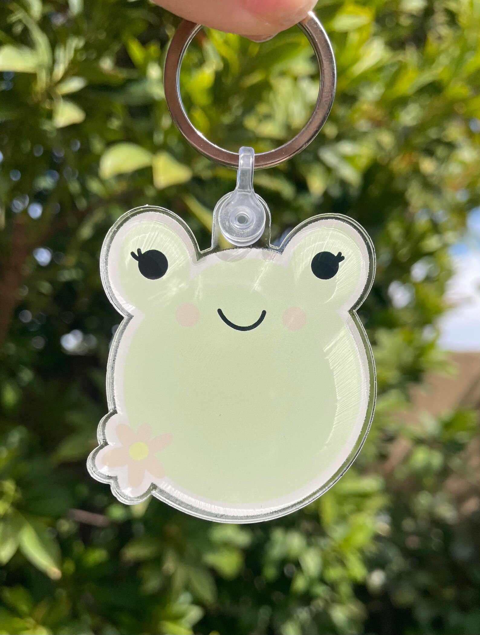 Frog Keychain Etsy
