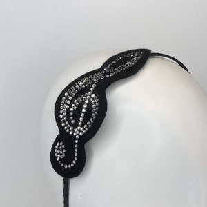 Aliceband Fascinator Treble Clef
