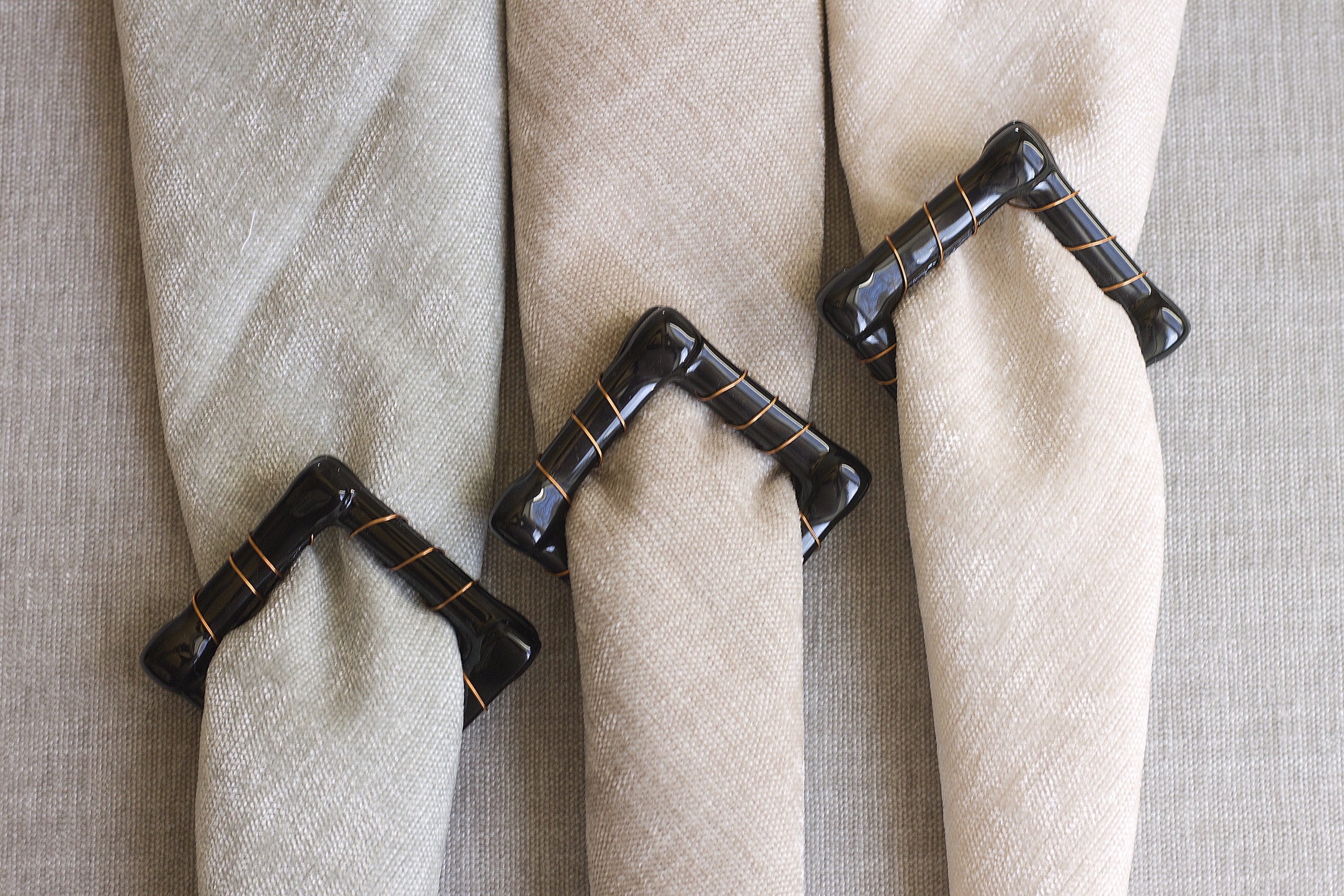 Queerelele Serviettenringe Gold - 6 Stück Für Tischdekoration