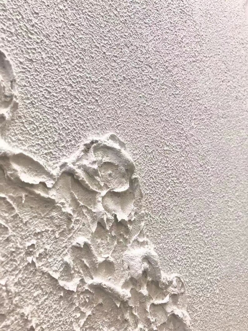 White Texture Painting 3D Wall Art White Ocean Wave Oil Painting ...