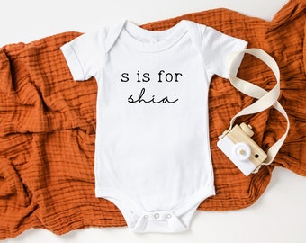 Personalized Baby Name Bodysuit, Cute Custom Gifts, Baby Shower Gifts, Personalized Baby Gifts, Cute Baby Bodysuits, Gender Neutral