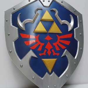 Hylian Shield - Ocarina of Time game version, from "The Legend of Zelda series". - NOT STEEL