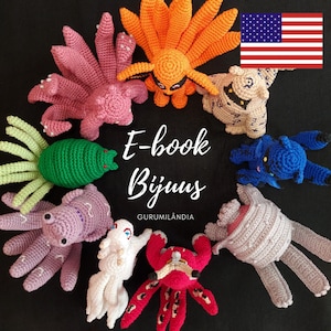 Anime dolls 9 Tail Beasts : Amigurumi Patterns Leaf Ninja - English Version - Digital Files