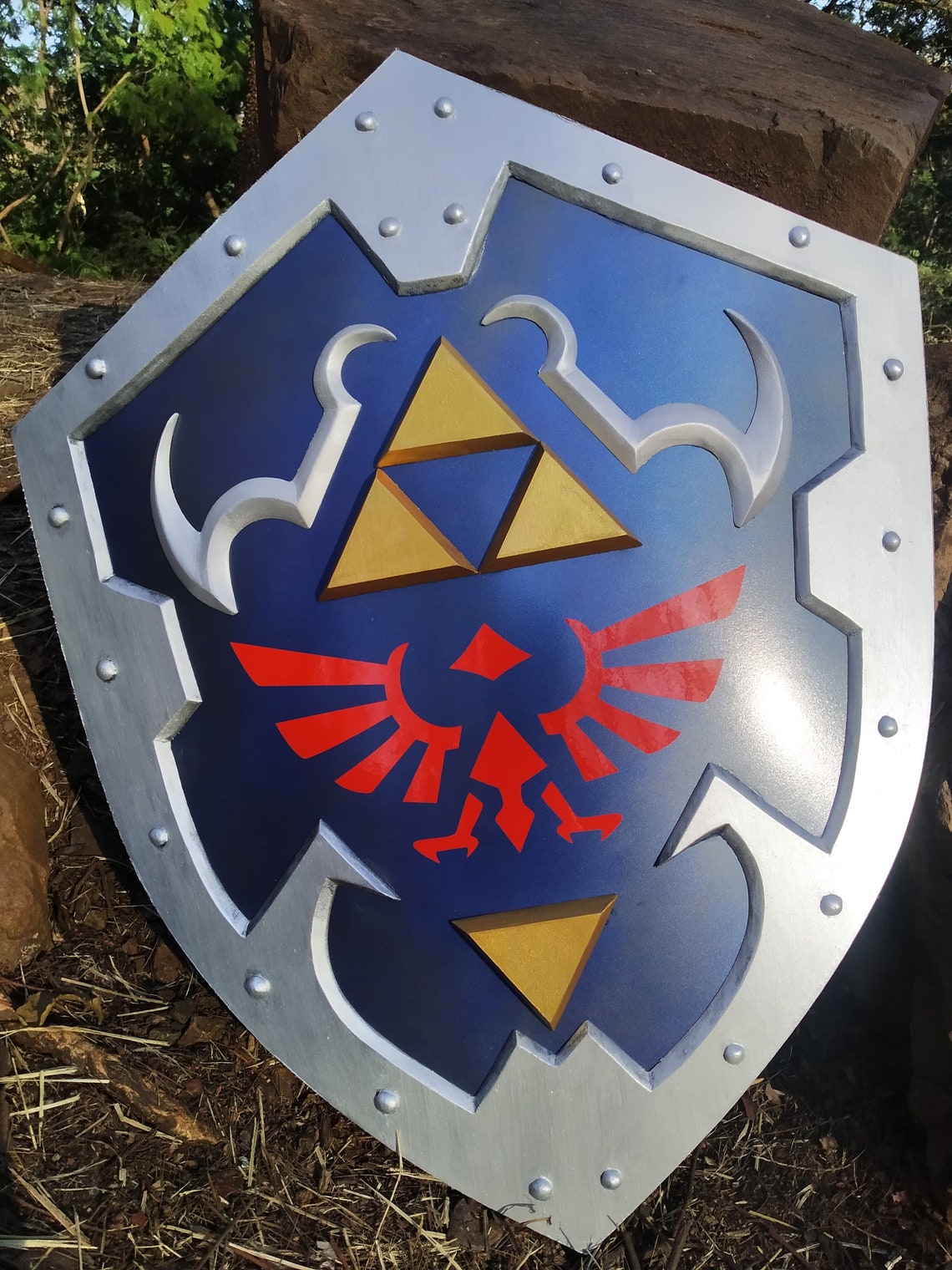 Hylian Shield Ocarina of Time Game Version From the Etsy