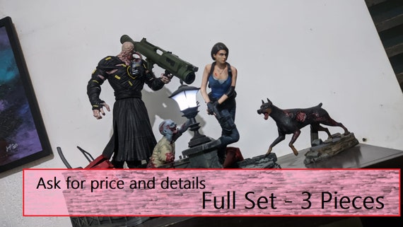 バイオハザード 3 のジル バレンタインに触発されたジオラマ + コップ