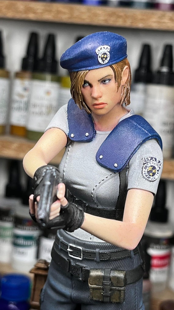 バイオハザード 1 リメイクのジル バレンタインに触発されたジオラマ