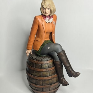 Diorama Inspired by Ashley of Resident Evil 4 Remake - resident evil 3d - Figure Action - Resinn