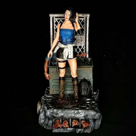 バイオハザード 3 のジル バレンタインに触発されたジオラマ + コップ