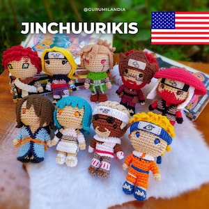 Anime-Puppen 9 Beast Controllers: Amigurumi-Muster Leaf Ninja – Englische Version
