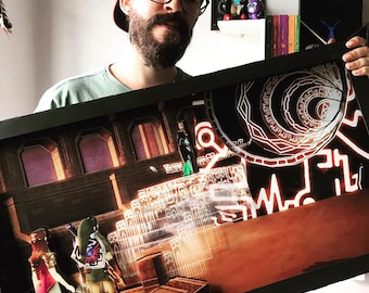 Legend Of Zelda: Twilight Princess - Midna&#39;s Farewell Shadow Box