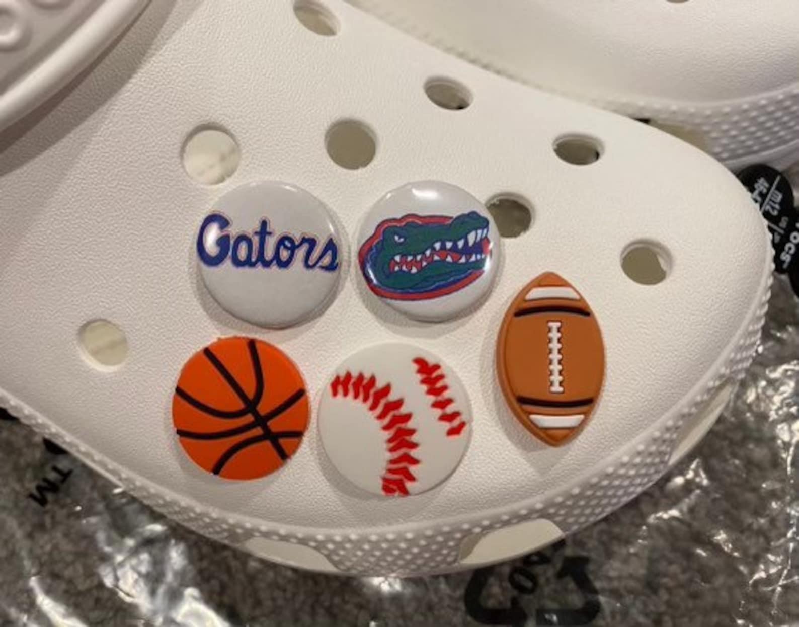 5 Florida Gators Charms for Crocs Etsy