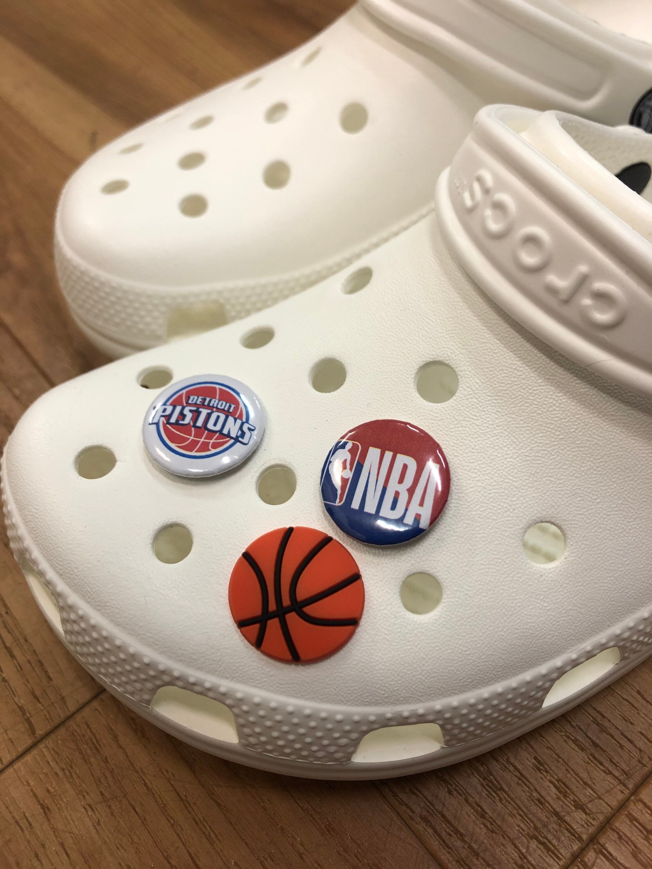 3 Detroit Pistons Charms for Crocs NBA Etsy