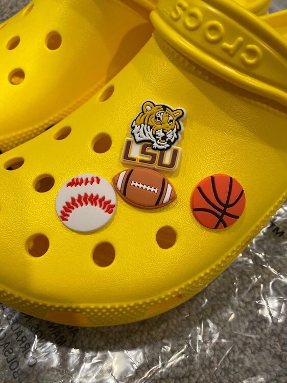 lsu crocs