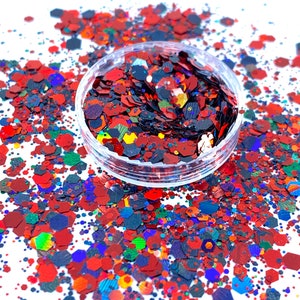 Anti valentjnes glitter, Polyester Glitter, Nail art, Tumblers, Cups, Slime, Deco, Crafts, Resin, confetti, love, Valentine, black glitter