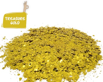 Gold mix glitter, Polyester Glitter, Nail art, Tumblers, Cups, Slime, Deco, Crafts, Resin, Solvent Resistant