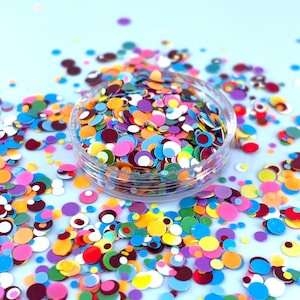 Rainbow mix glitter, Polyester Glitter, Tumblers, Slime, Deco, Crafts, Resin, Nail glitter, Nail art, Confetti, Carnival, Spring